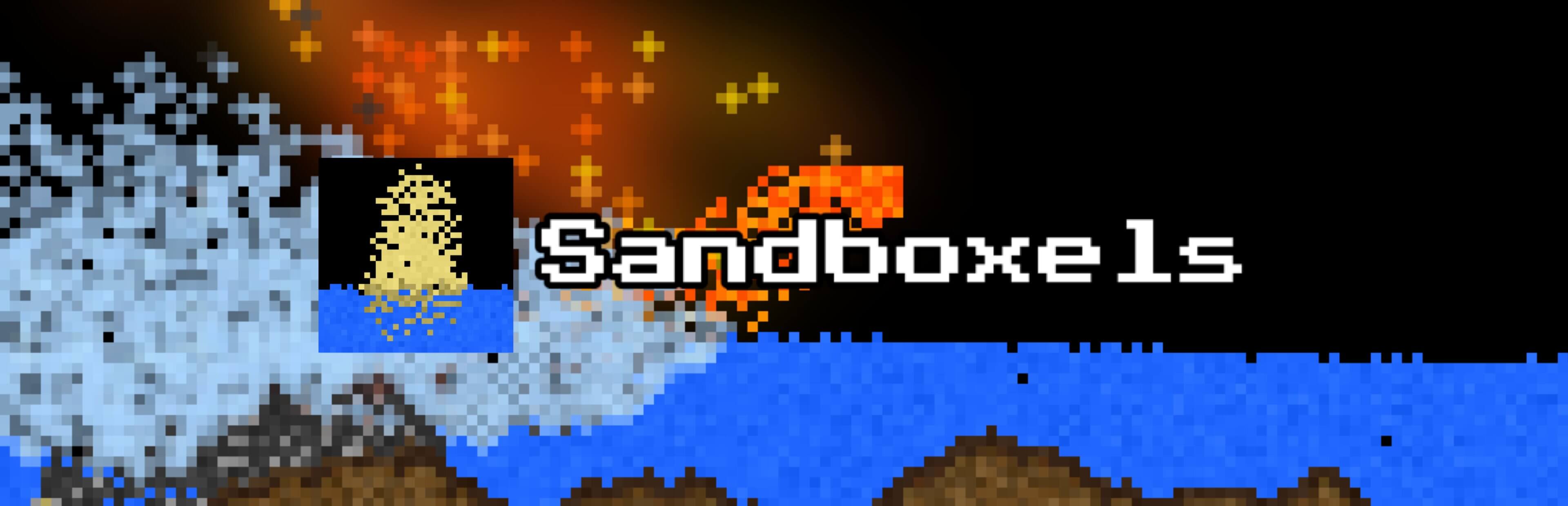Rainforest landscape created in Sandboxels